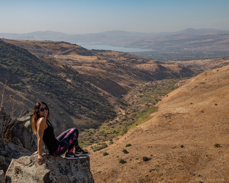 תצפית על הכנרת מגמלא