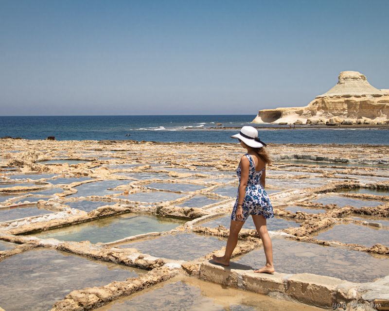 תבניות מלח בגוזו Xwejni Salt pans gozo