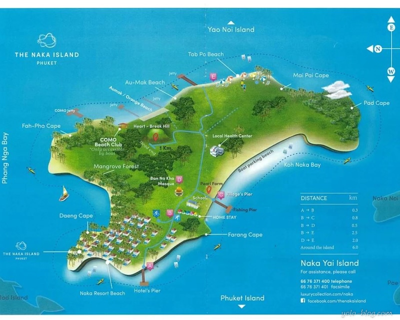 The Naka Island Map